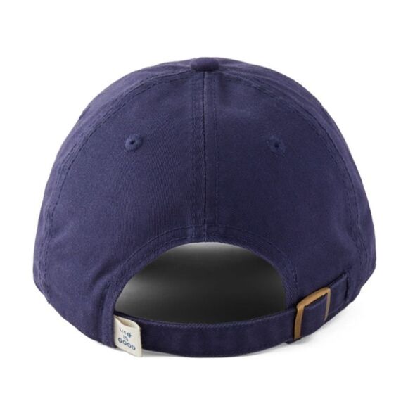 Life is Good “Good Vibes” Chill Darkest Blue 6 Panel Cap Unisex OSFM NWT - Picture 3 of 6